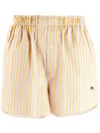 Etro Boxer-style Striped Shorts - Yellow
