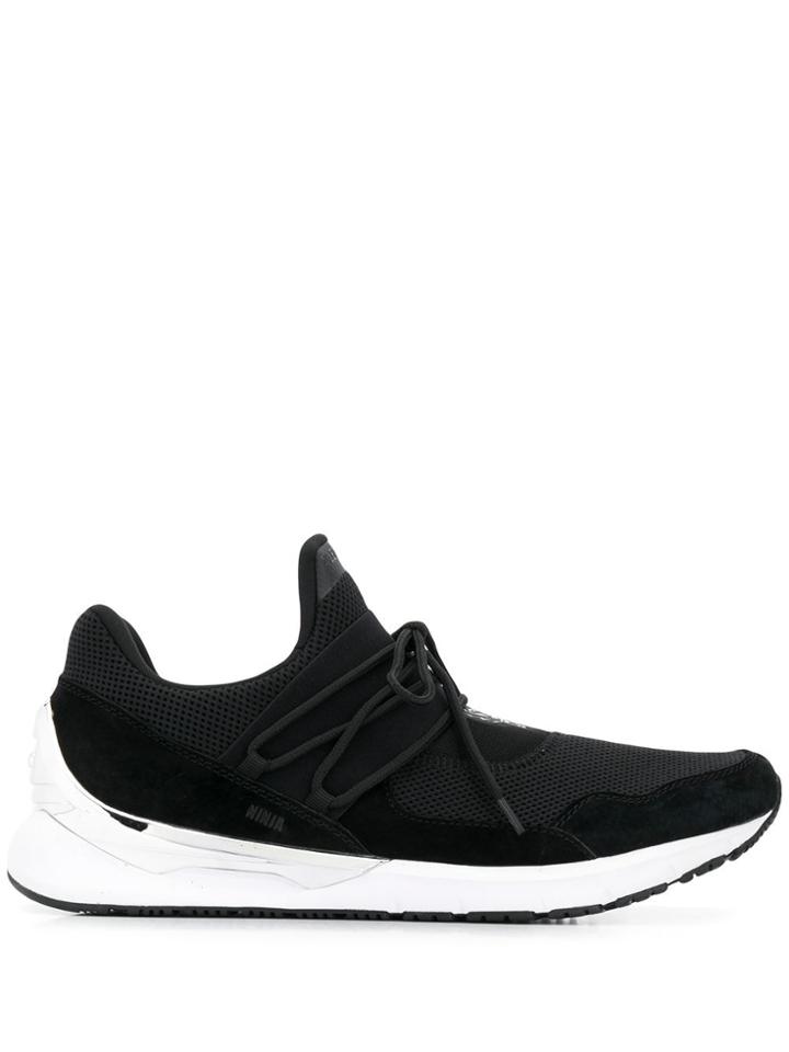 Plein Sport Ninja Lace Up Sneakers - Black