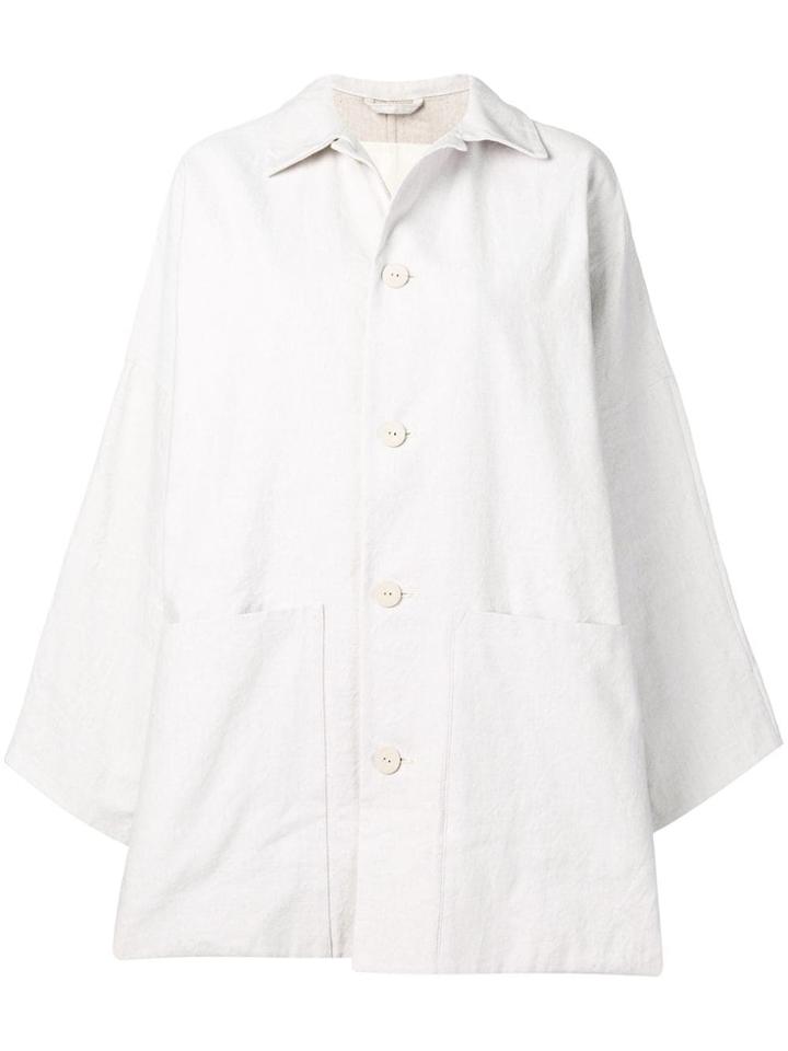 Toogood Mid-length Coat - White