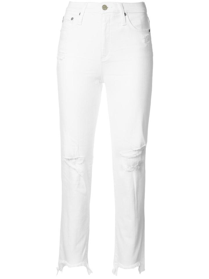 Ag Jeans - Phoebe Jeans - Women - Cotton/polyurethane - 26, White, Cotton/polyurethane
