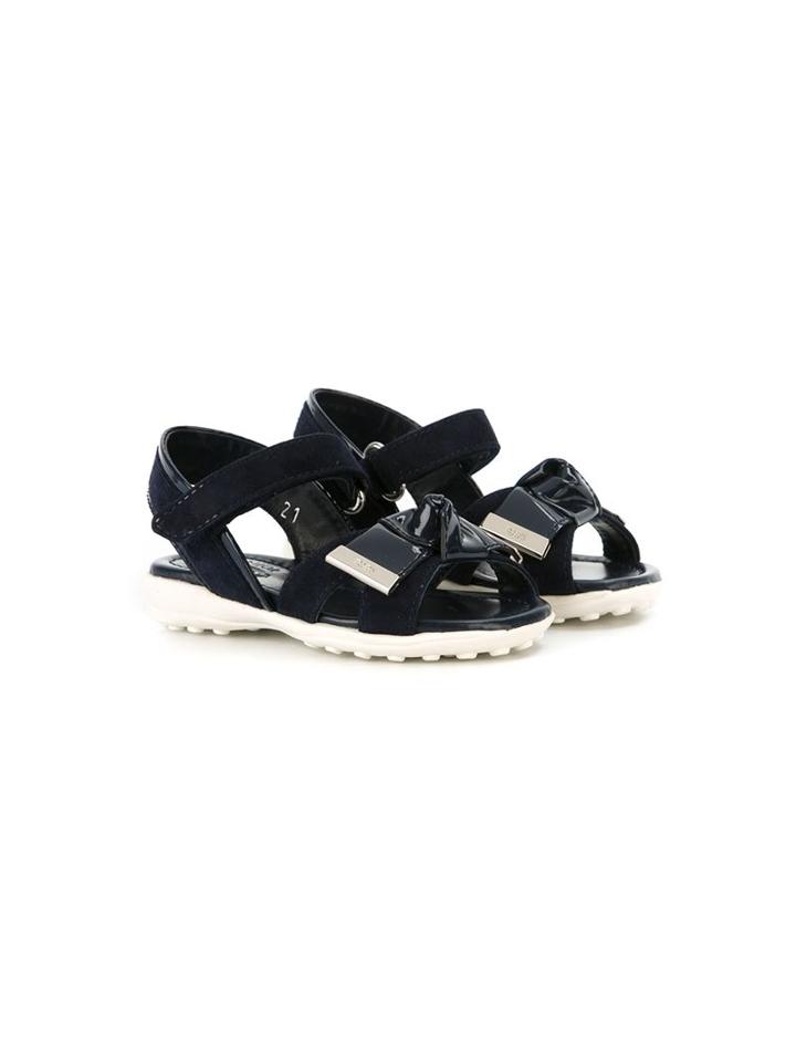 Tod S Kids Bow Detail Sandals, Girl's, Size: 24, Blue