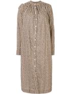 Casey Casey Chrysantheme Shift Dress - Brown