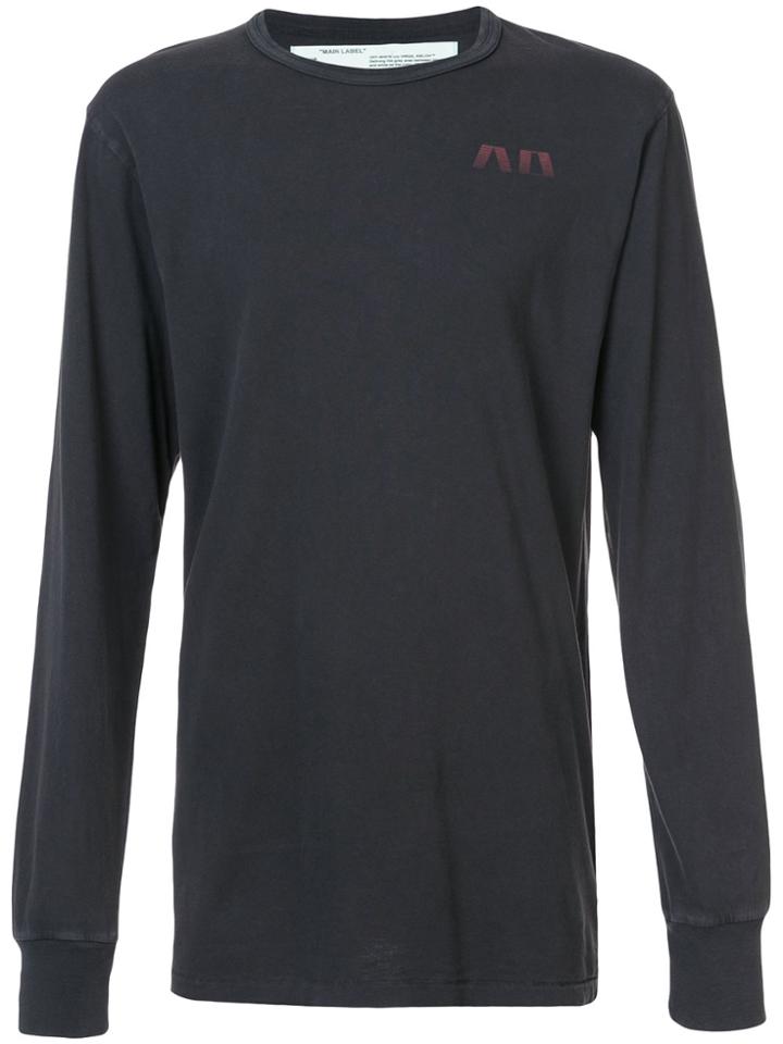 Off-white Dad Time On Deck Long Sleeve T-shirt - Black