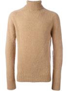 Ymc Classic Turtleneck Jumper, Men's, Size: Medium, Nude/neutrals, Virgin Wool