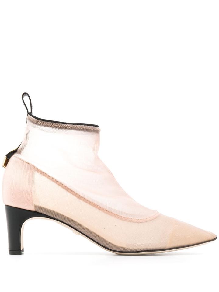 Grey Mer Sock Style Pumps - Neutrals
