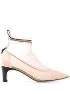 Grey Mer Sock Style Pumps - Neutrals