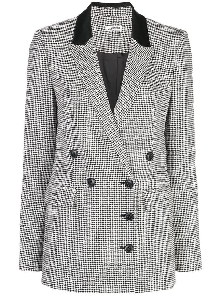 Jason Wu Double Breasted Blazer - Black