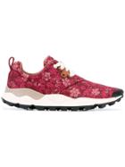 Flower Mountain Floral Sneakers - Pink & Purple
