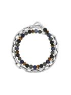Andrea D'amico Chain Stone Embellished Bracelet - Metallic