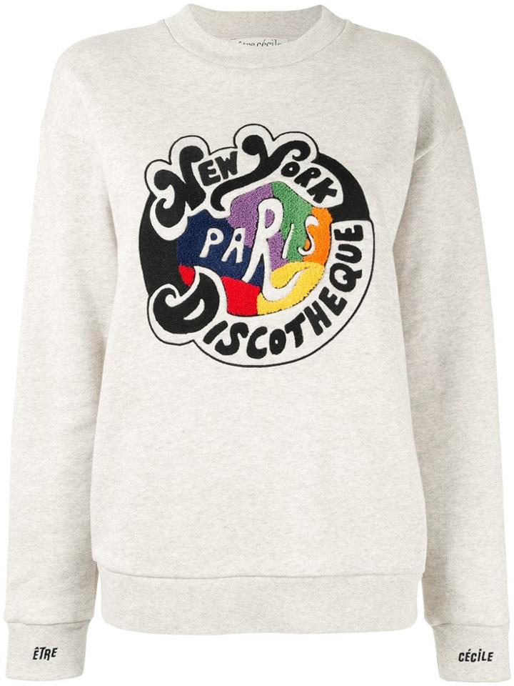 Être Cécile Logo Sweatshirt - Grey