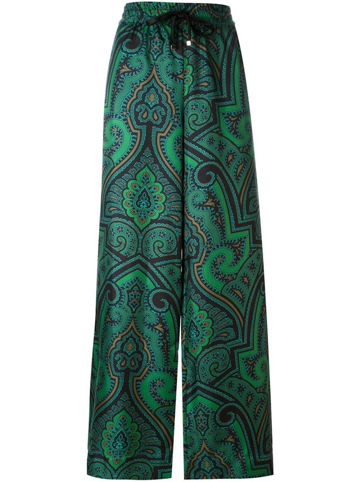 For Restless Sleepers Abstract Print Palazzo Pants