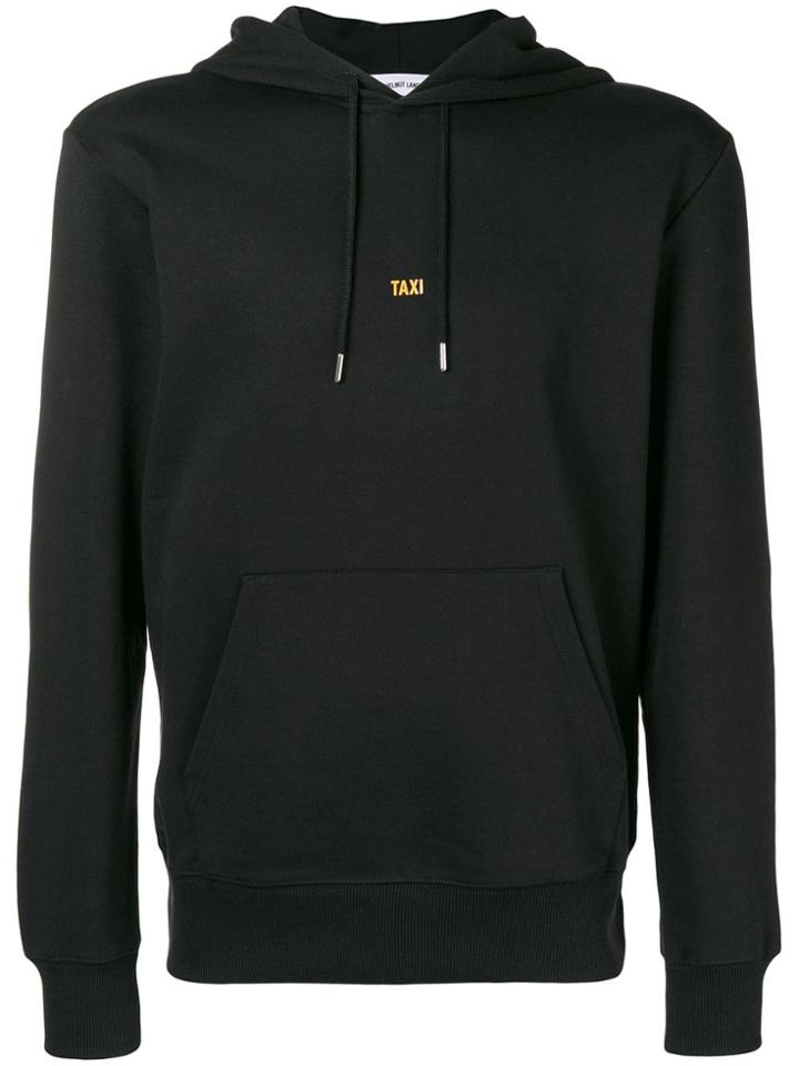 Helmut Lang Graphic Print Hoodie - Black