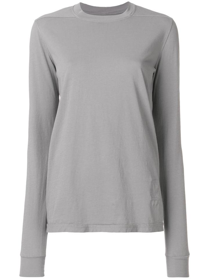 Rick Owens Drkshdw Longsleeved T-shirt - Grey