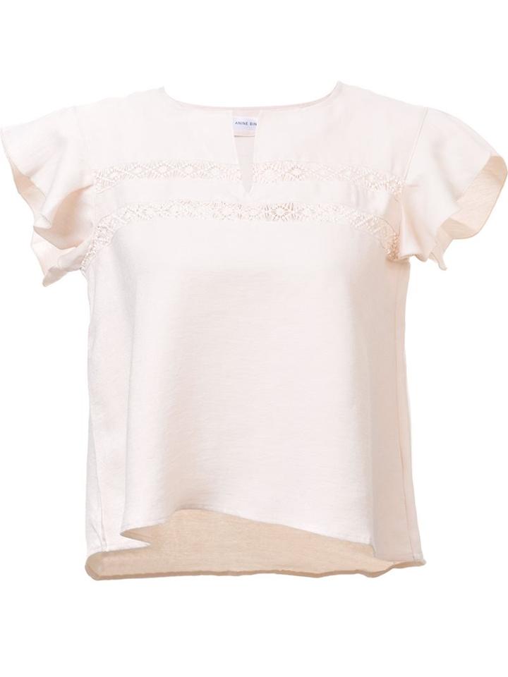 Anine Bing Lace Detail Blouse