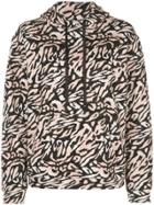 Fleur Du Mal Tiger-print Hoodie - Black