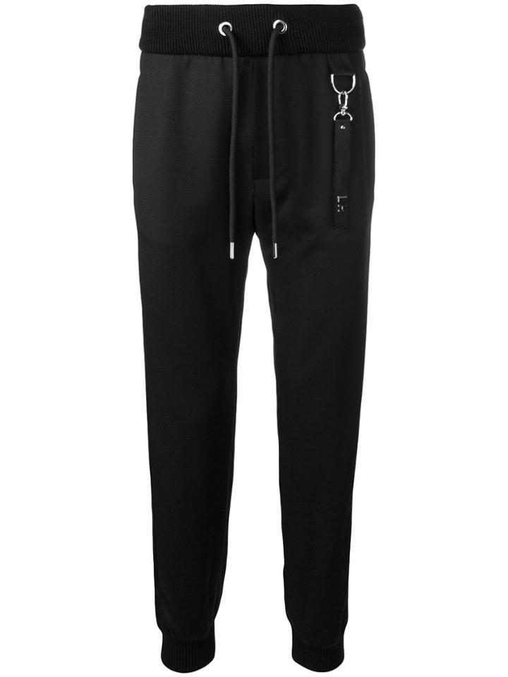 Les Hommes Key-ring Jogging Pants - Black