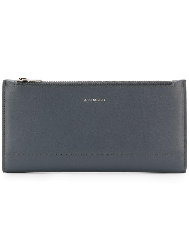 Acne Studios Continental Fold Wallet - Blue