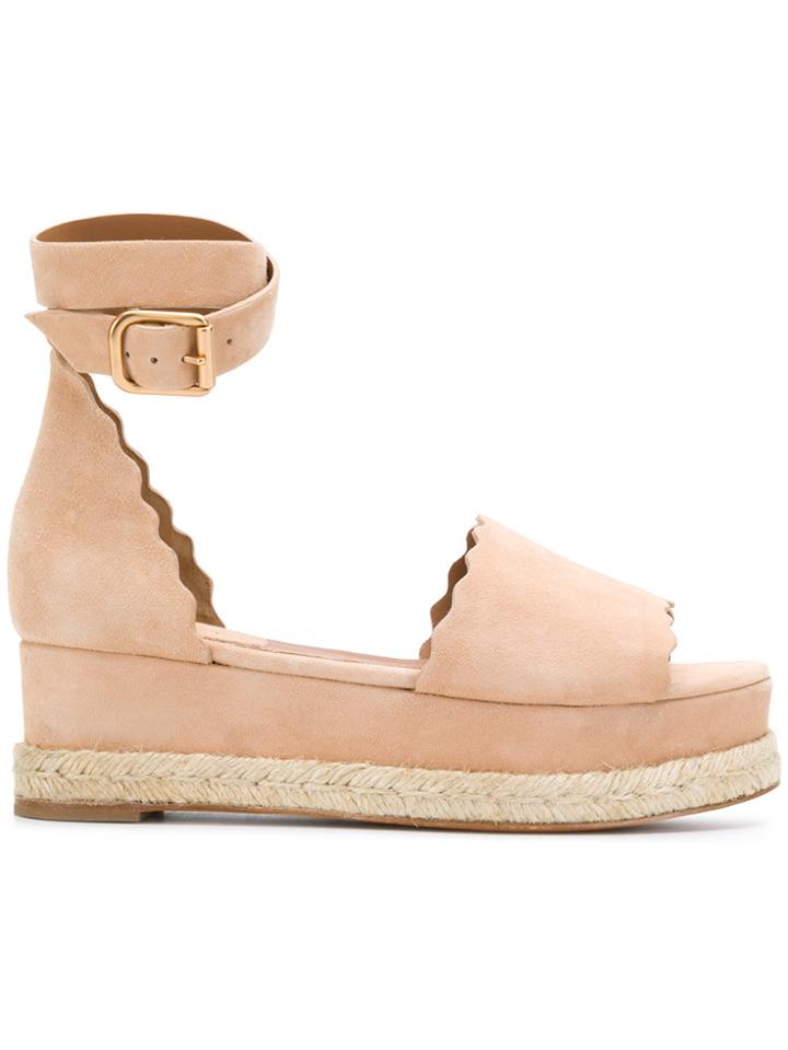Chloé Lauren Sandals - Nude & Neutrals