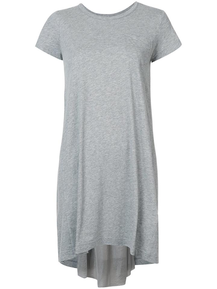 Sacai Jersey Sack Dress - Grey