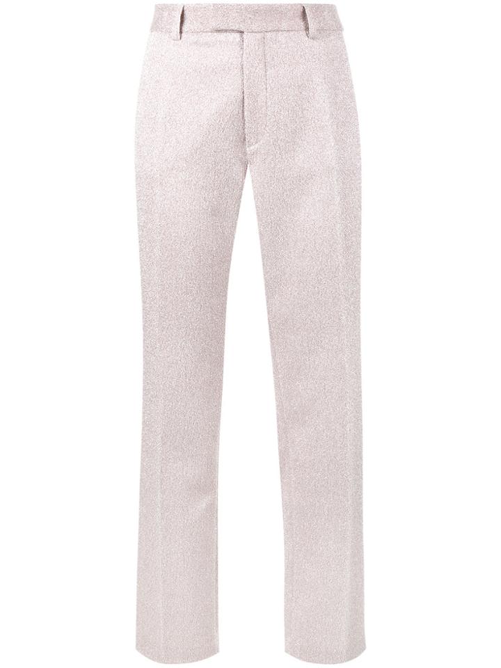 Versus Straight Trousers With Button Pockets - Black