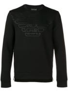 Emporio Armani Logo Patch Sweatshirt - Black