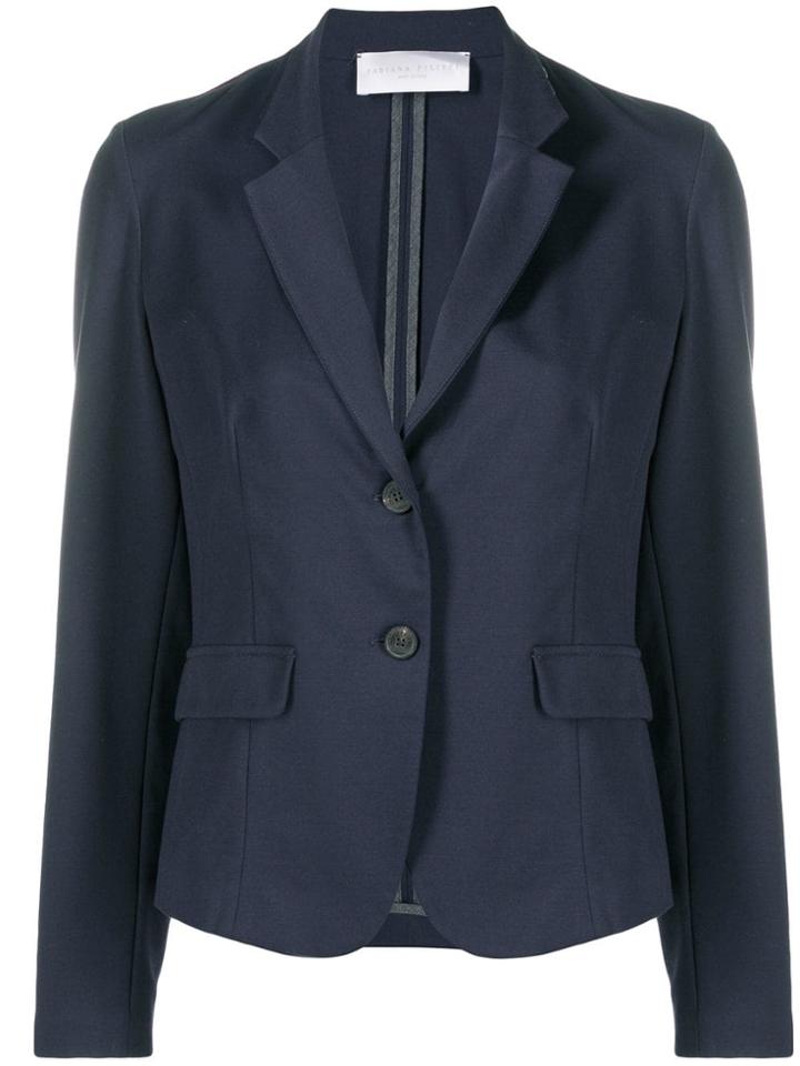 Fabiana Filippi Fitted Tailored Blazer - Blue
