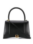 Balenciaga Medium Hourglass Tote Bag - Black
