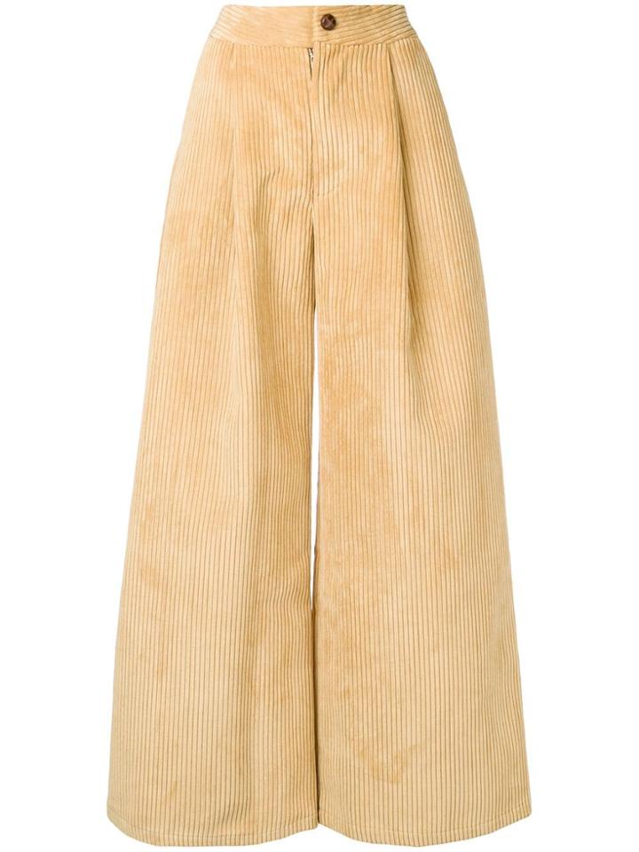 Vaquera High-waist Palazzo Pants - Neutrals