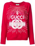 Gucci Gucci Print Sweatshirt - Red