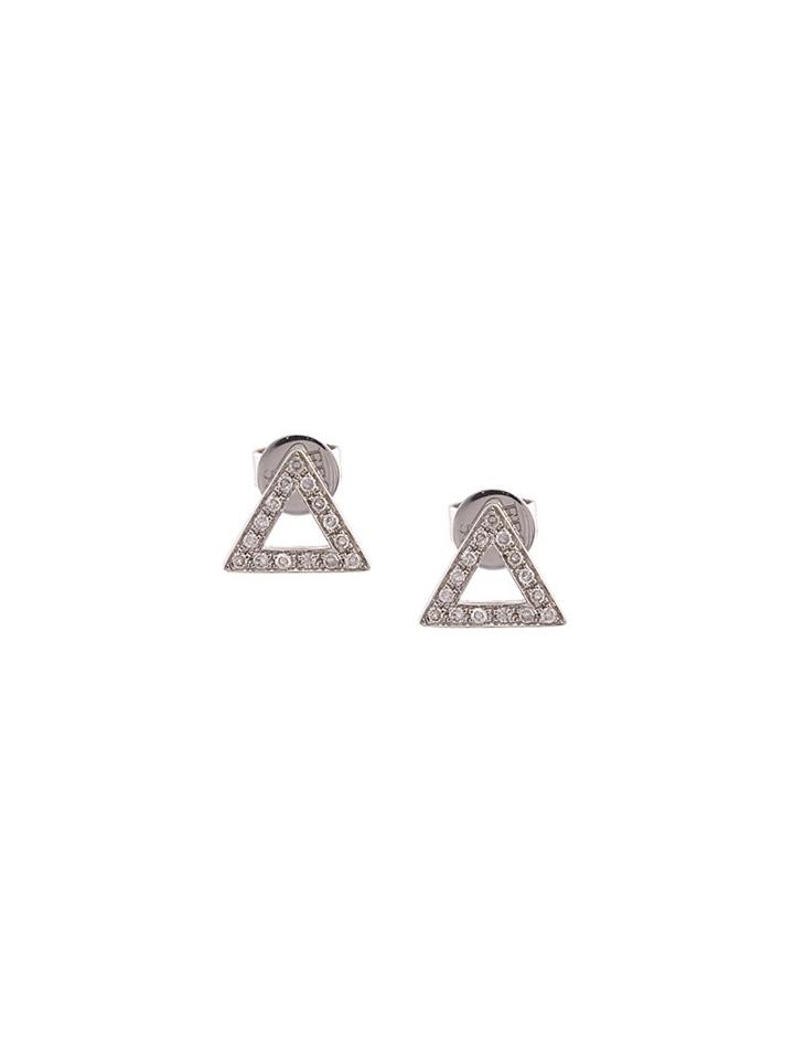 Ef Collection Small Triangle Earrings