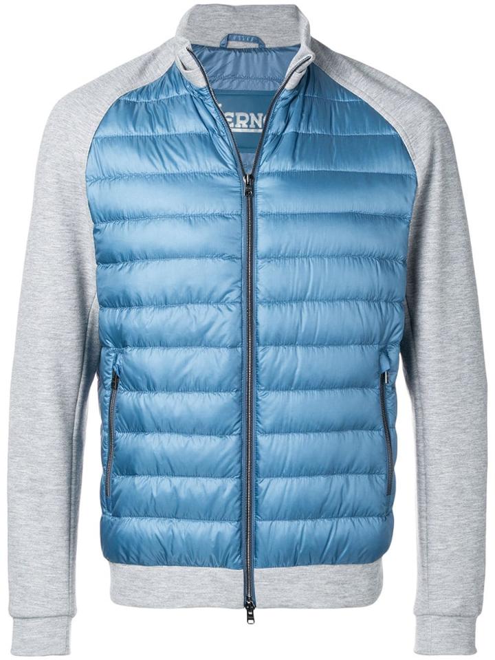 Herno Quilted Front Jacket - Blue