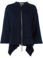 Marni Fluted Jacket, Women's, Size: 38, Blue, Polyamide/virgin Wool