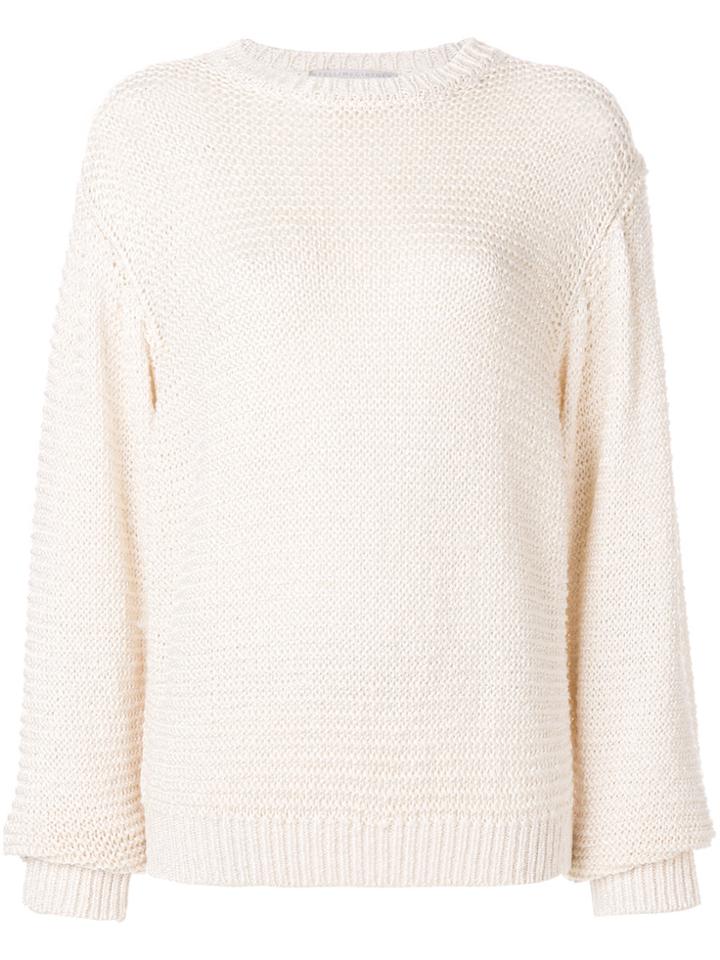 Stella Mccartney Open-knit Jumper - White