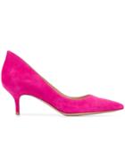 Gianvito Rossi Kitten Heel Pumps - Pink