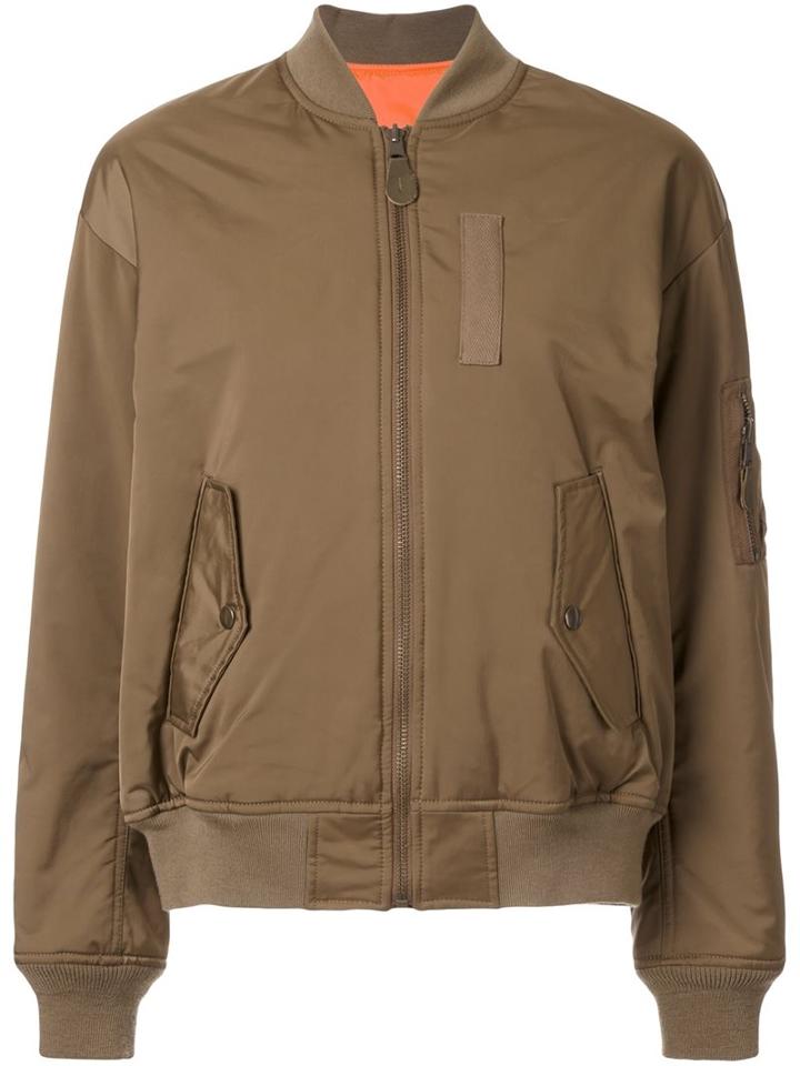 G.v.g.v. Lace-up Back Bomber Jacket