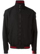 Lanvin Classic Bomber Jacket, Men's, Size: 54, Black, Polyester/viscose/wool/metallized Polyester
