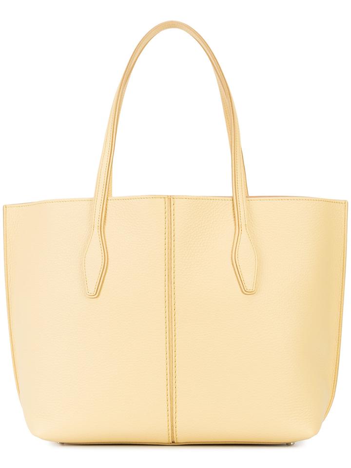 Tod's Joy Oversized Tote - Yellow & Orange