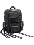 Mcq Alexander Mcqueen Loveless Convertible Backpack - Black