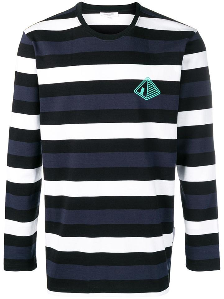 Les Benjamins Crochaia Striped T-shirt - Blue