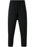 Aganovich Cropped Trousers, Men's, Size: 50, Black, Wool