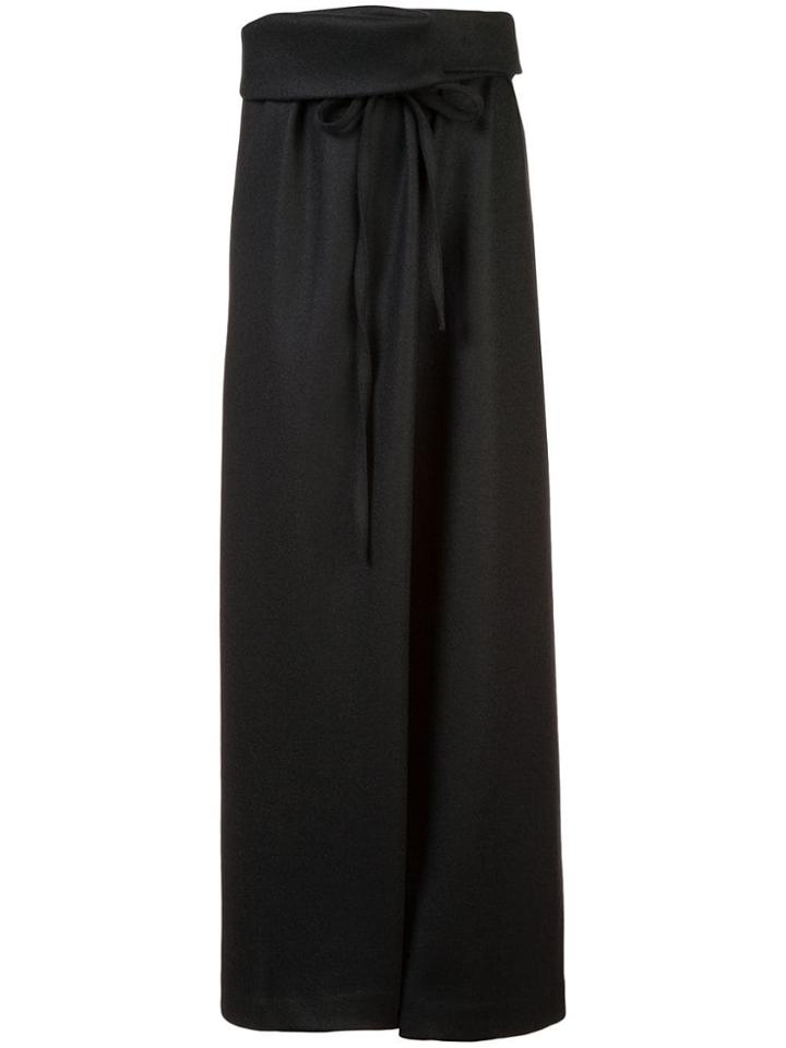 The Row Foldover-waist Trousers - Black
