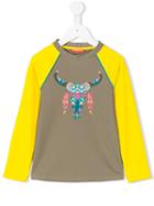 Sunuva - Buffalo Print Sweatshirt - Kids - Polyamide - 5 Yrs, Nude/neutrals