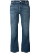 L'autre Chose Cropped Jeans, Women's, Size: 26, Blue, Cotton/polyester/spandex/elastane
