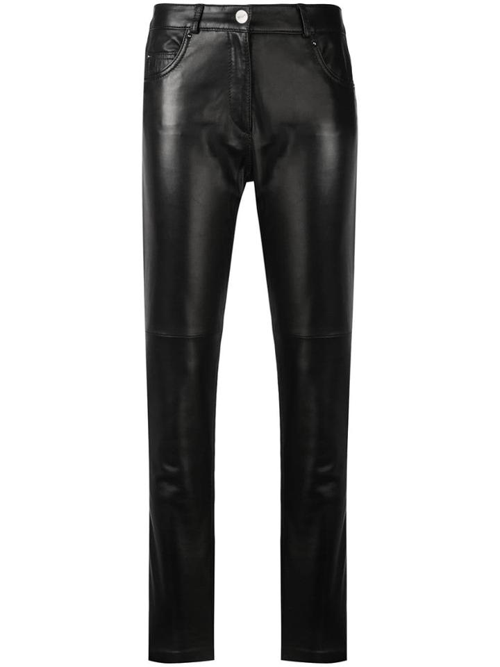 Barbara Bui Pantalon Cuir - Black