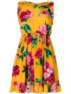 Dolce & Gabbana Vintage Floral Print Dress - Yellow & Orange