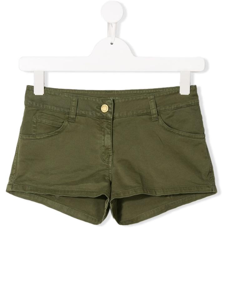 Zadig & Voltaire Kids Khaki Casual Shorts - Green