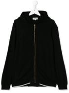 Zadig & Voltaire Kids Zipped Hooded Jacket - Black