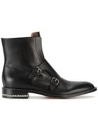 Givenchy Monk Strap Ankle Boots - Black