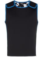 Calvin Klein 205w39nyc Reversible Touch-strap Tab Vest - Black