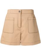 Kenzo High-waisted Shorts - Neutrals